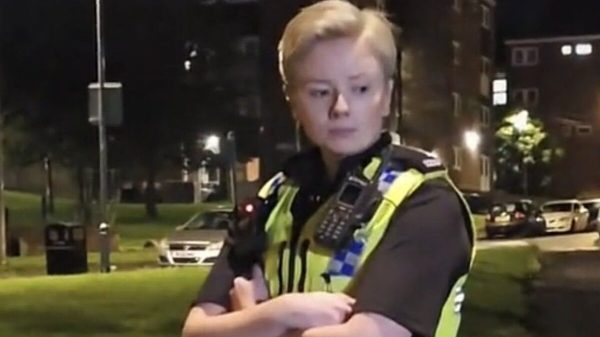 A police officer mishandled an autistic teenage girl after commenting about the police officer who likes a lesbian.