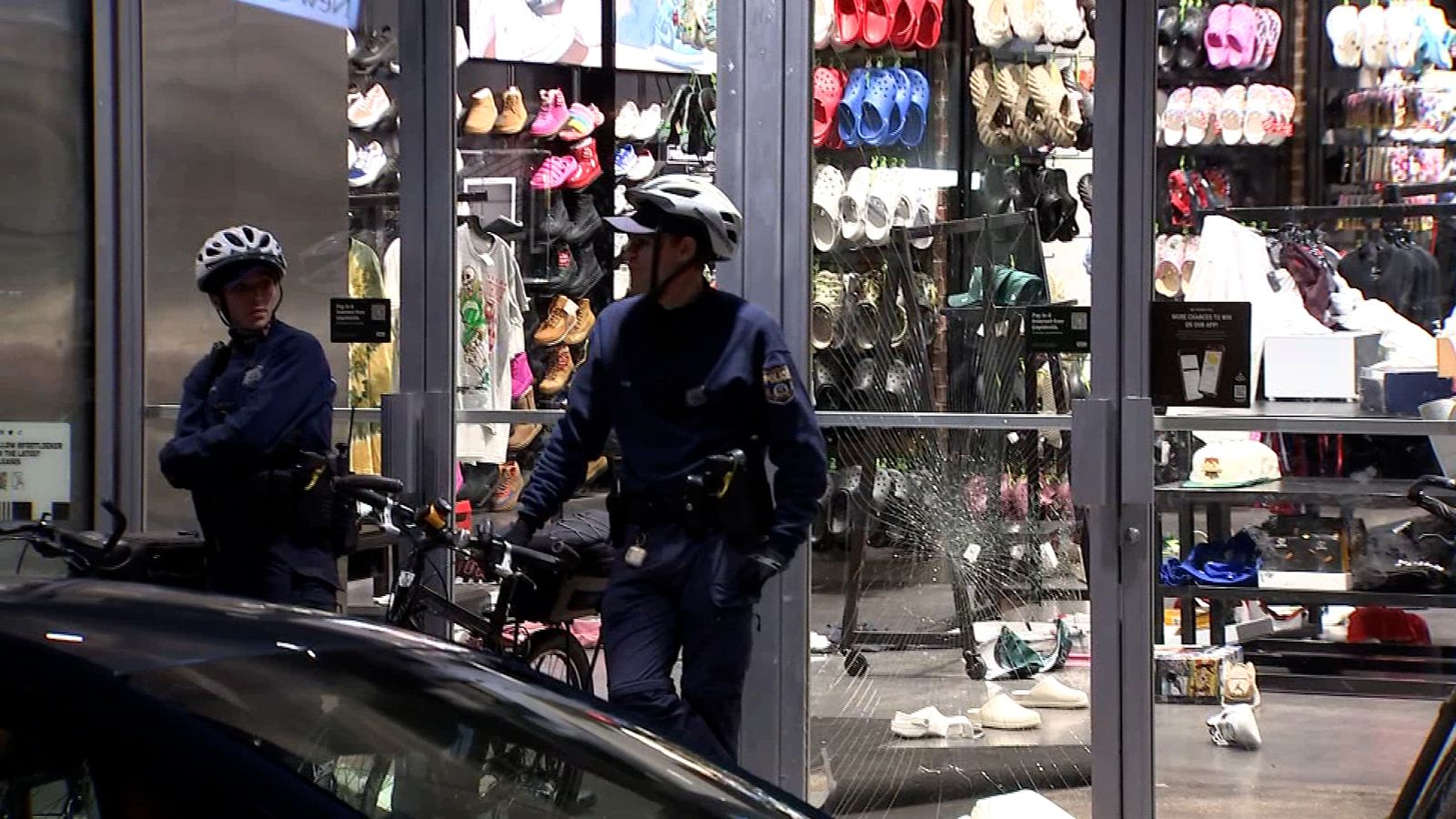The Philadelphia Police Commissioner takes action of the looting incidents in Philadelphia. (Photo: CNN)