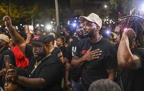Daily protests have been happening to demand answers for the Decatur Alabama shooting that took the life of Black man. (Photo: Newser)
