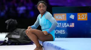 Simone Biles makes another history through her exceptional routine. (Photo: Sky Sports)