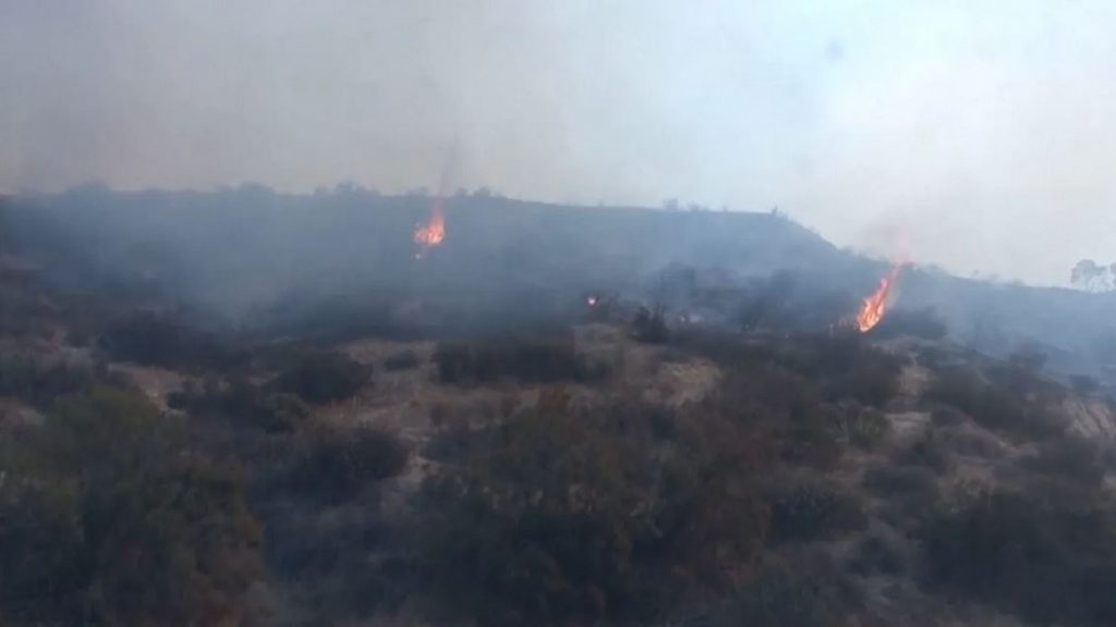 Wildfire in Southern California Prompts Highland Fire Evacuation ...