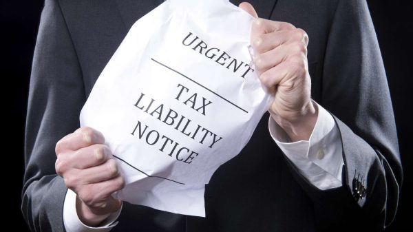Tax liability notice