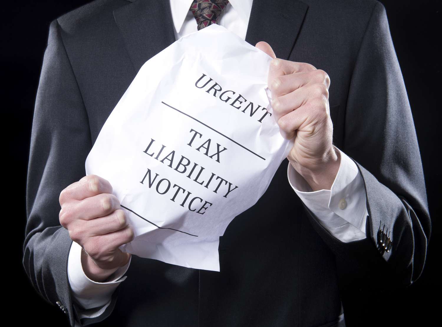 Tax liability notice