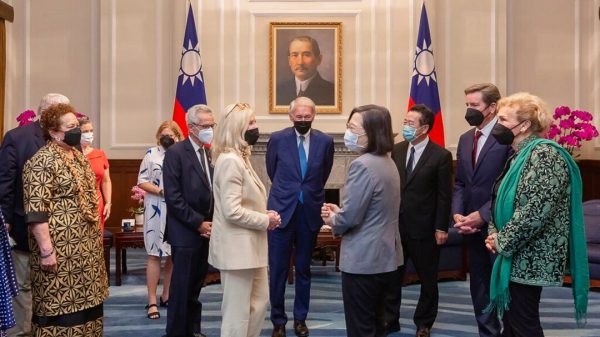 A U.S. congressional delegation visits Taiwan and the newly elected president who is a pro-sovereignty candidate. (Photo: VOA News)