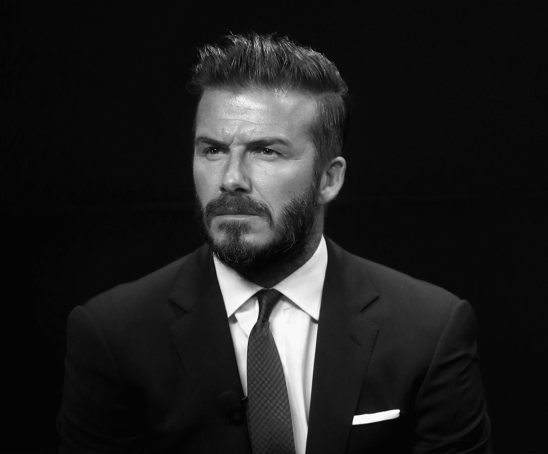 David Beckham is also on the list of 2024's list of the most handsome men in the world. (Photo: Bleacher Report Media Lab)