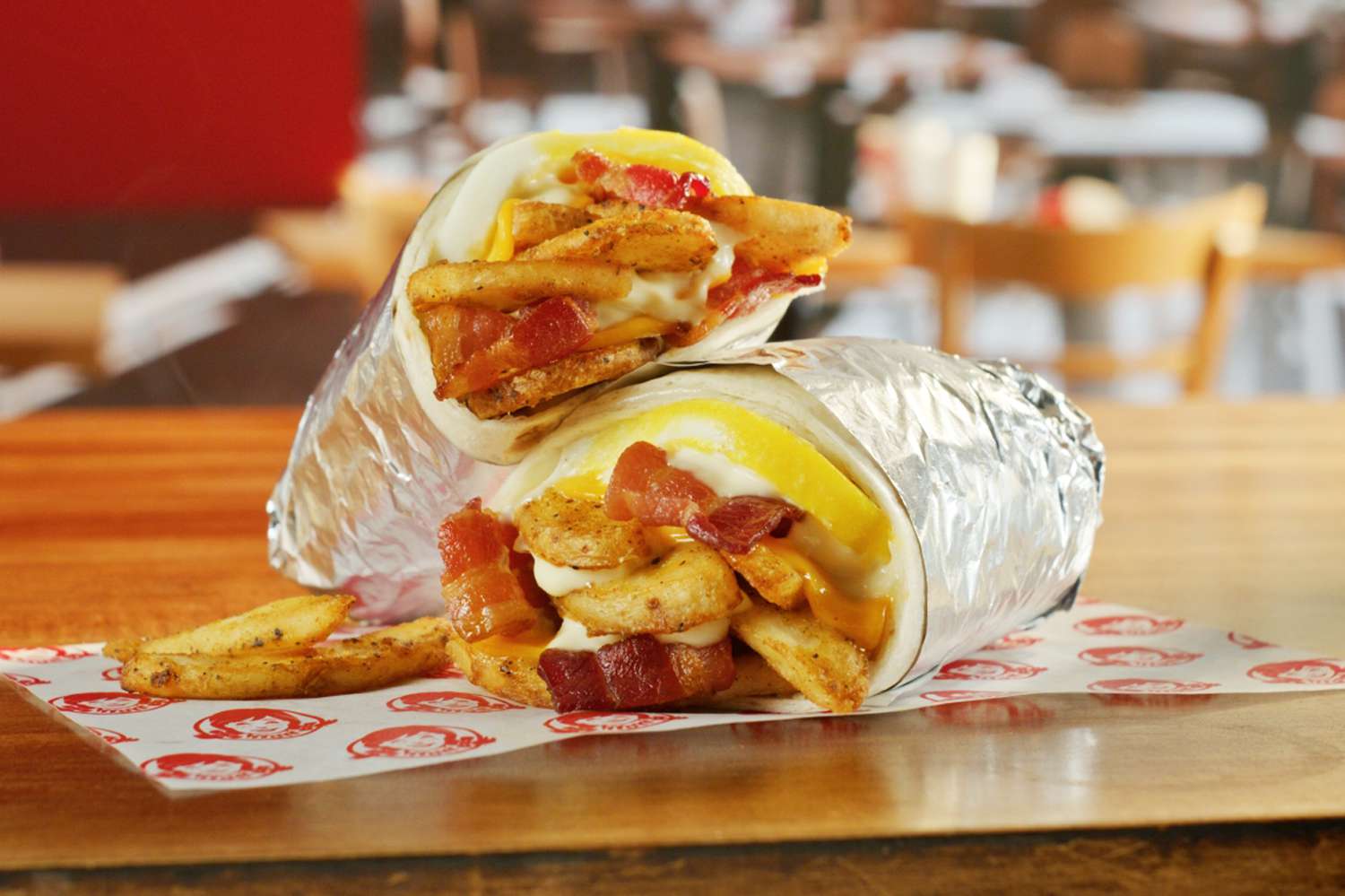 Wendy's breakfast burrito announces its availability on over 4,500 locations. (Photo: People Magazine)