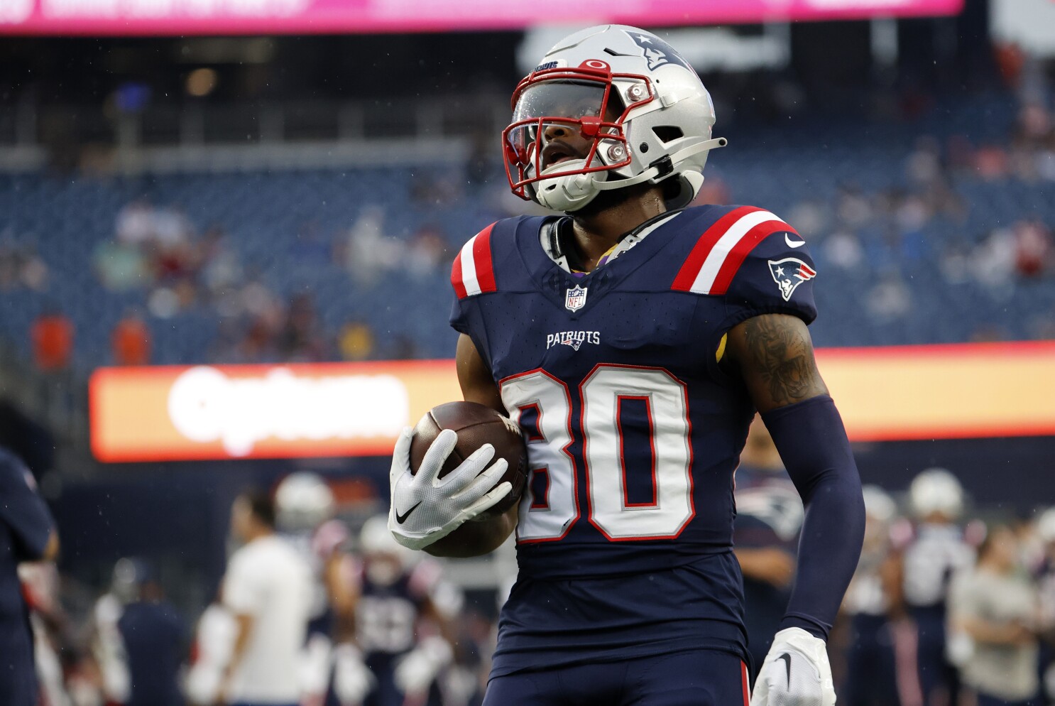 Kayshon Boutte is currently facing charges of gaming fraud. (Photo: NBC Sports)