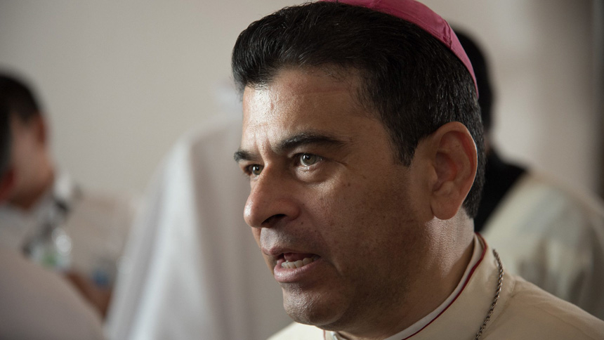 Bishop Rolando Alvarez's exile was said to bring relief to one family member. (Photo: Diocese of Raleigh)